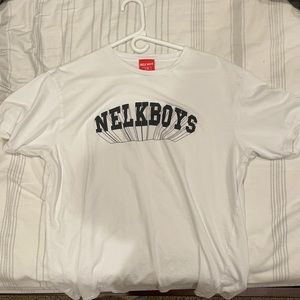 White Nelk Boys T shirt from the July 1 2019 drop